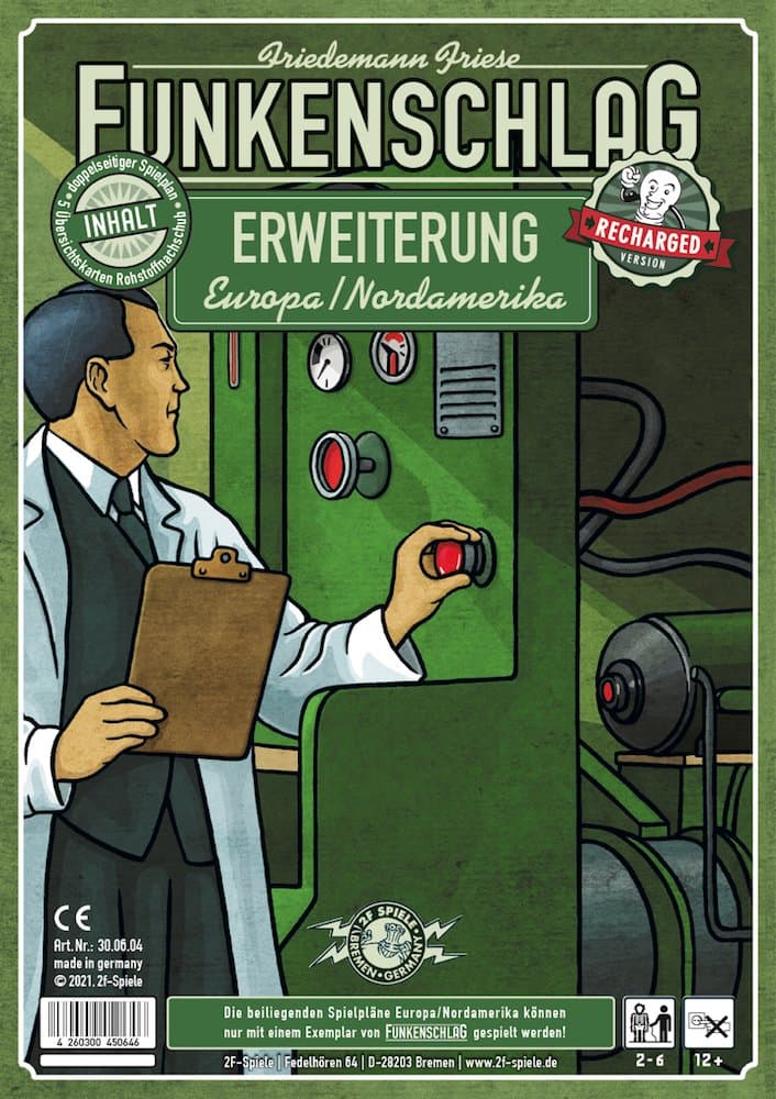 Boîte du jeu : Funkenschlag : Europa/Nordamerika