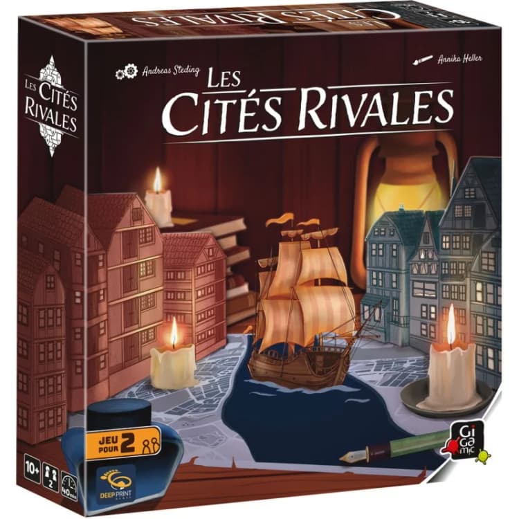 Boîte du jeu : Les Cités Rivales