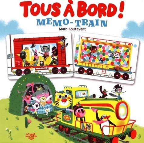 Boîte du jeu : Tous à Bord Mémo Train