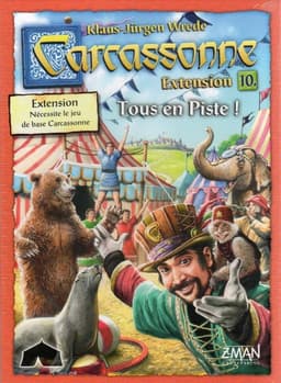 Couverture de Carcassonne : Extension 10 - Tous en Piste !