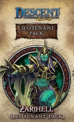 Couverture de Descent: Voyages dans les Ténèbres (Seconde edition) – Lieutenant Zarihell