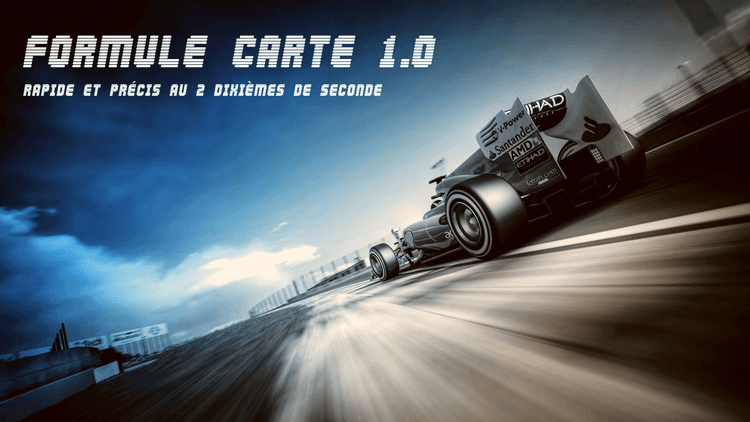 Boîte du jeu : Formule Cartes