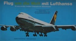 Couverture de Flug um die Welt mit Lufthansa