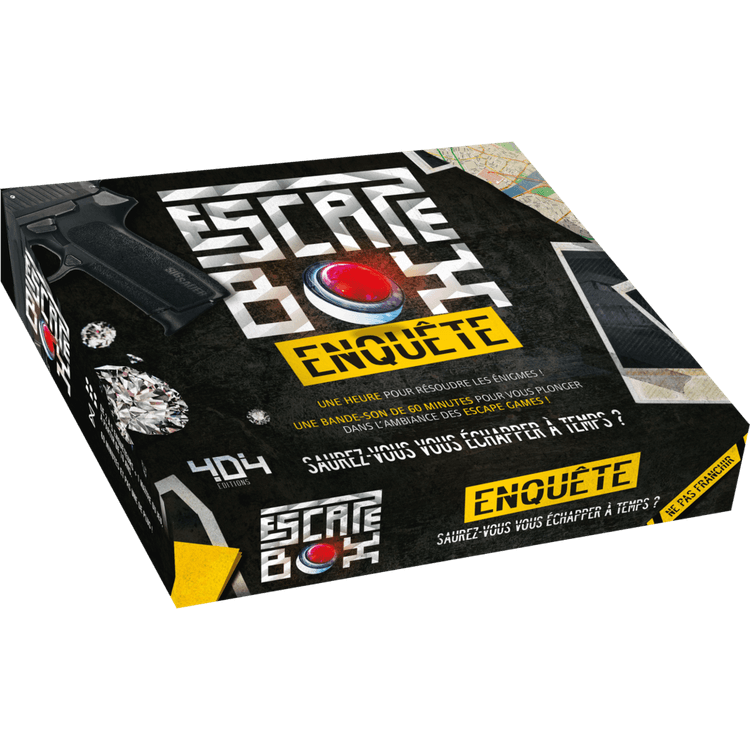 Boîte du jeu : Escape Box Enquête