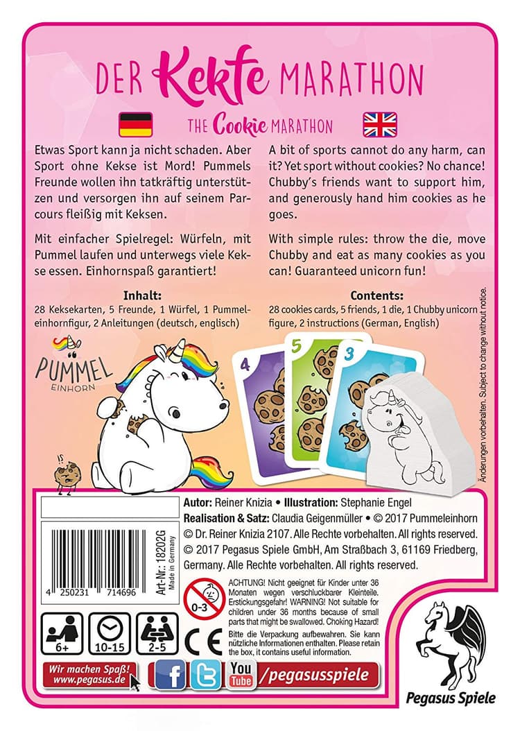Boîte du jeu : Pummeleinhorn: Der kerfe marathon