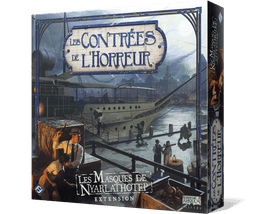 Couverture de Les Contrées de l'Horreur : Les Masques de Nyarlathotep