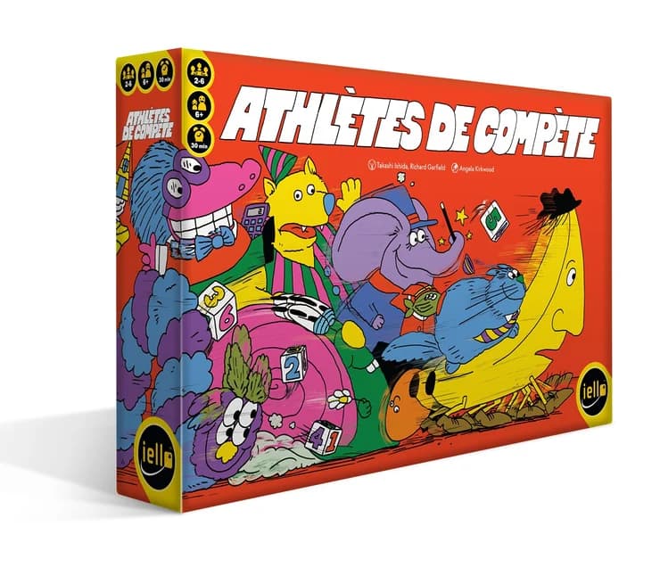 Boîte du jeu : Athlètes de Compète
