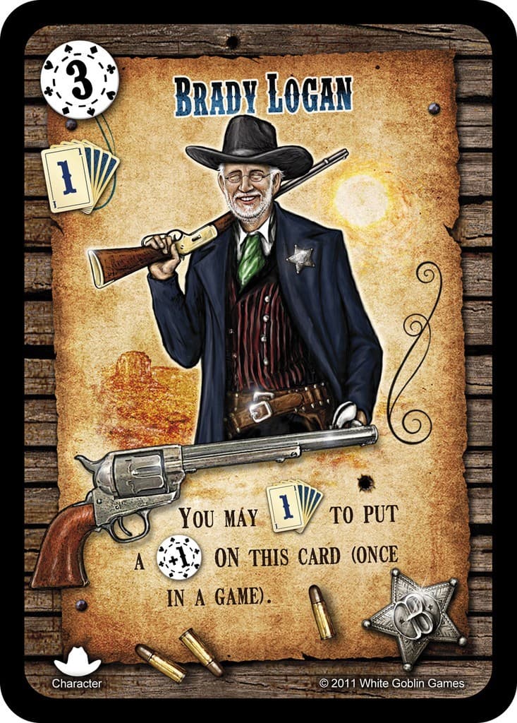 Boîte du jeu : Revolver: Brady Logan (Personnage Promotionnel)
