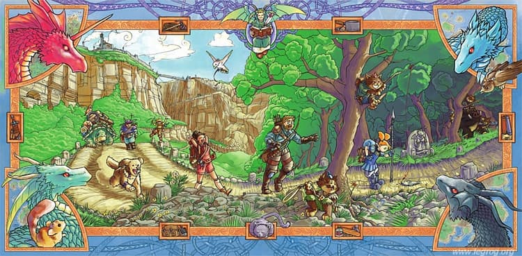 Boîte du jeu : Ryuutama : Traversées (écran + livret pour Ryuutama)