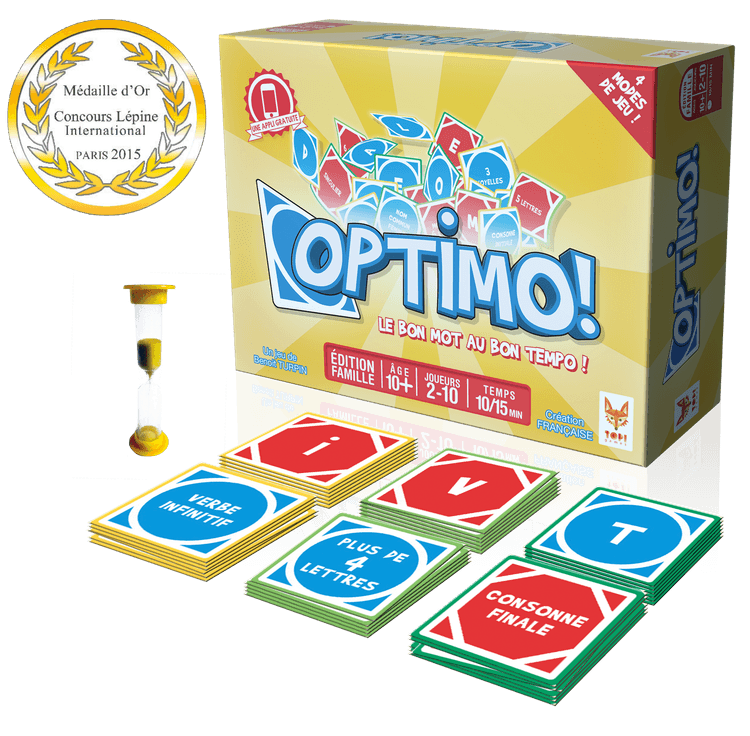 Boîte du jeu : Optimo!