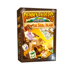 Couverture de Penny Papers Adventures : L'île aux Crânes / The skull island