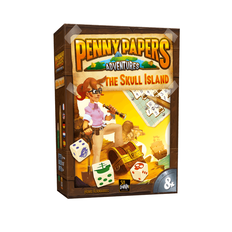 Boîte du jeu : Penny Papers Adventures : L'île aux Crânes / The skull island