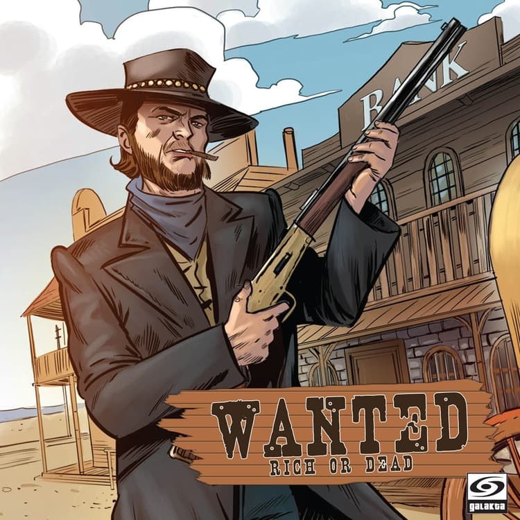 Boîte du jeu : Wanted : rich or dead
