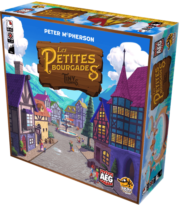 Boîte du jeu : Les Petites Bourgades (Tiny Towns)