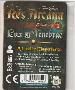 Couverture de Res Arcana - Lux et Tenebra : Pack de Mages Alternatifs