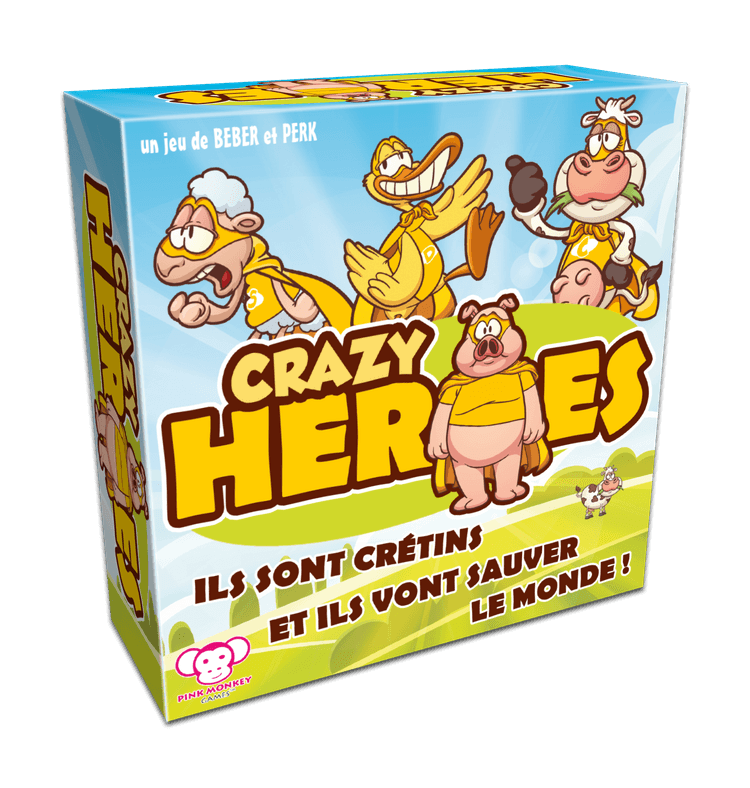 Boîte du jeu : Crazy Heroes