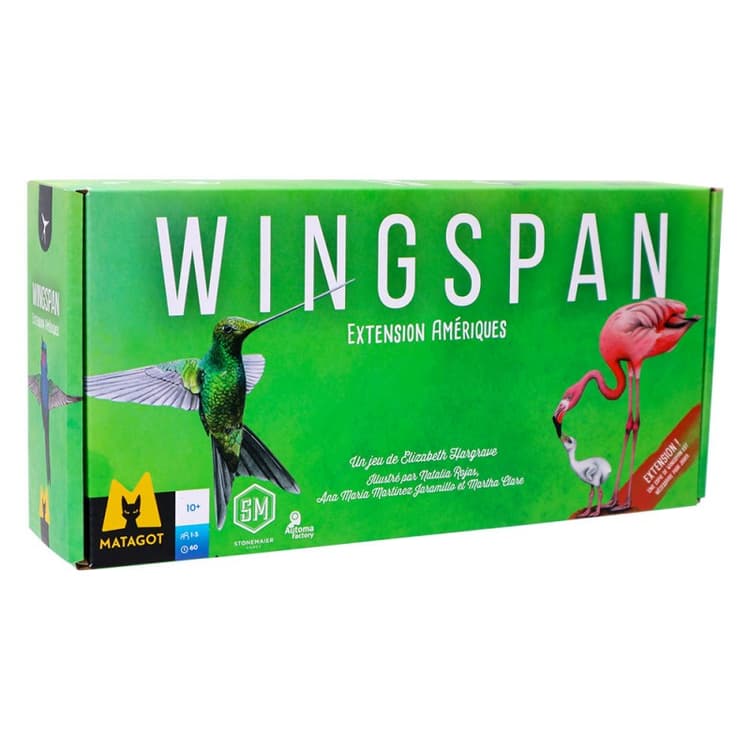 Boîte du jeu : Wingspan : Amériques