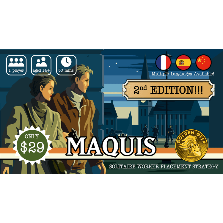 Boîte du jeu : Maquis : 2nd edition