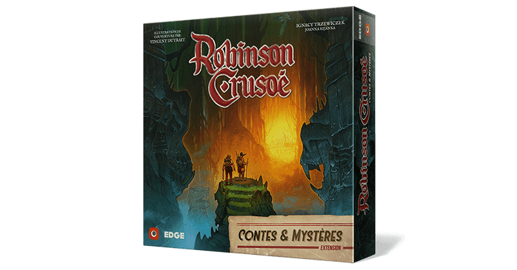 Boîte du jeu : Robinson Crusoé - Aventures sur l’Île Maudite - Extension "Contes & Mystères"