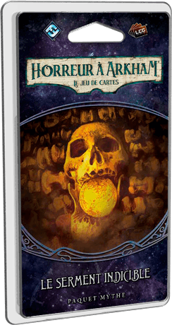 Couverture de Horreur à Arkham : Le Jeu de Cartes - Le Serment Indicible