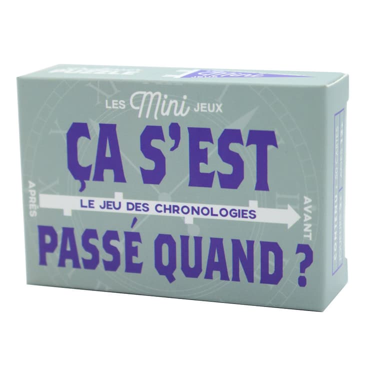 Boîte du jeu : Mini Jeux : Ça S'est Passé Quand ?