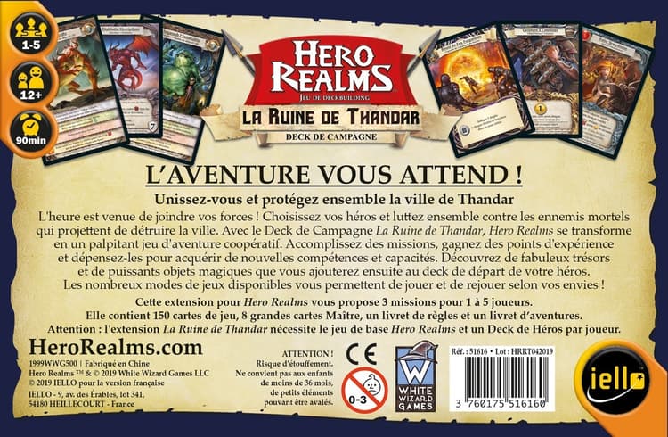 Boîte du jeu : Hero Realms: la ruine de Thandar