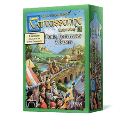 Couverture de Carcassonne - Extension 8 : Ponts, Forteresses & Bazars