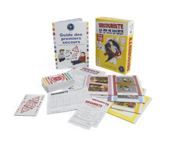 Couverture de SECOURISTE - le jeu se société sur les gestes qui sauvent - Médaille d'or du concours Lépine Paris 2019