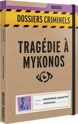 Boîte du jeu : Dossiers Criminels : Tragédie à Mykonos
