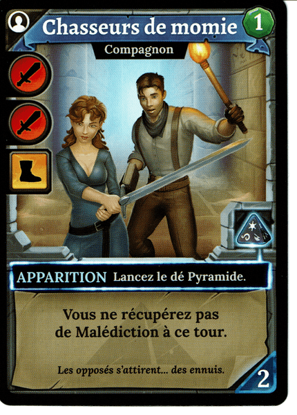 Boîte du jeu : Clank ! La Malédiction de la Momie - Goodie : Chasseurs de Momie