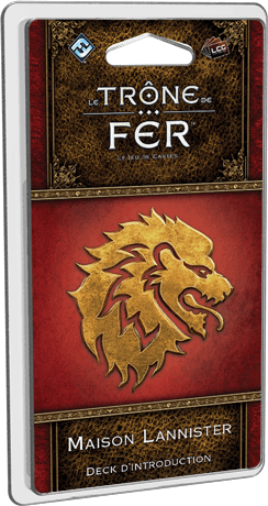 Boîte du jeu : Maison Lannister : Deck d’introduction Trône de Fer LCG 2nd Édition