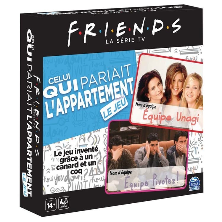 Boîte du jeu : Friends - Celui qui pariait l'appartement - le jeu