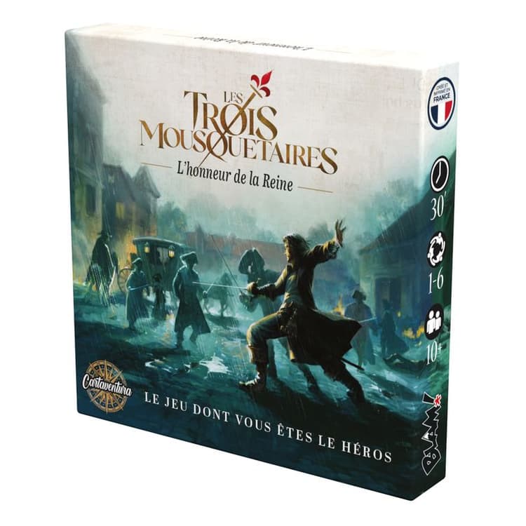 Boîte du jeu : Cartaventura : Les Trois Mousquetaires
