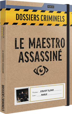 Boîte du jeu : Dossiers Criminels : Le Maestro Assassiné