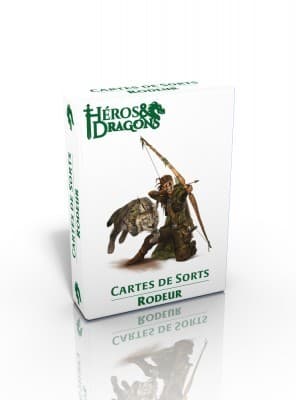 Boîte du jeu : Héros & Dragons - Cartes de sorts - Rôdeur