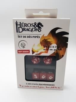Couverture de Héros & Dragons: Set de dés pipés