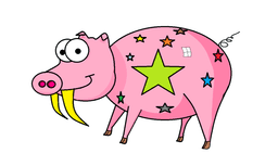 Couverture de Le cochon à dents de sabre