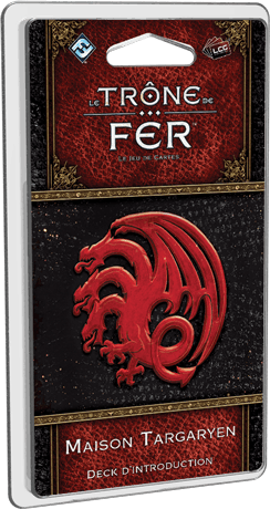 Boîte du jeu : Maison Targaryen : Deck d’introduction Trône de Fer LCG 2nd Édition