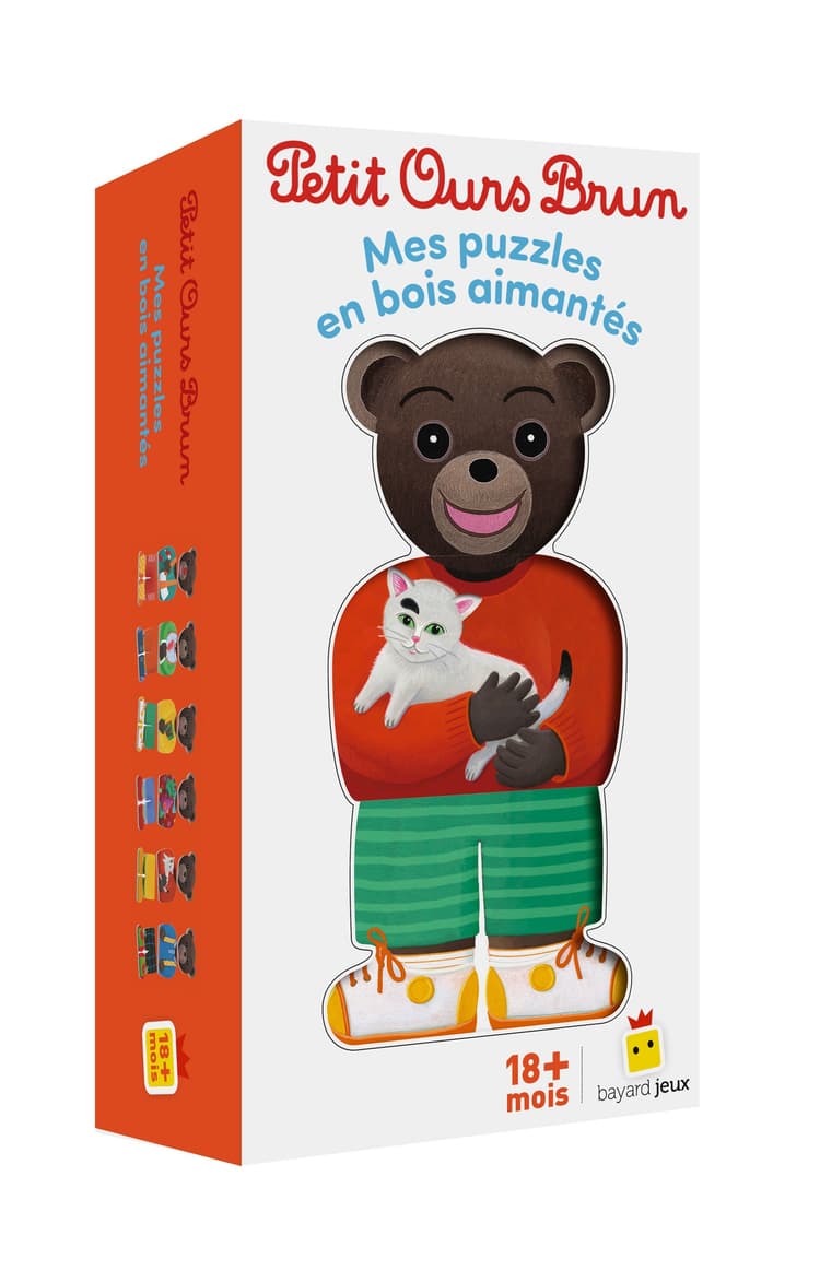 Boîte du jeu : Petit Ours Brun - Mes puzles en bois aimantés