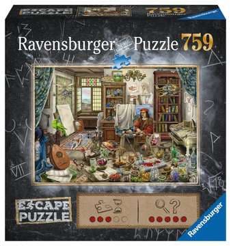 Boîte du jeu : Escape puzzle - Atelier d'artiste
