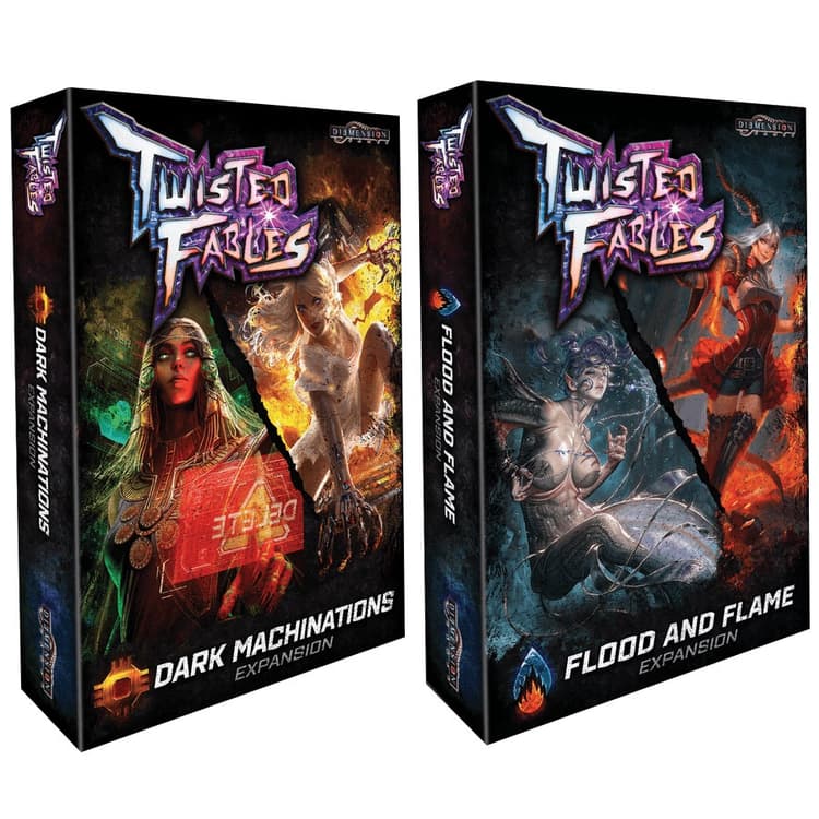 Boîte du jeu : Twisted fables - Pack flood and flame and dark machinations