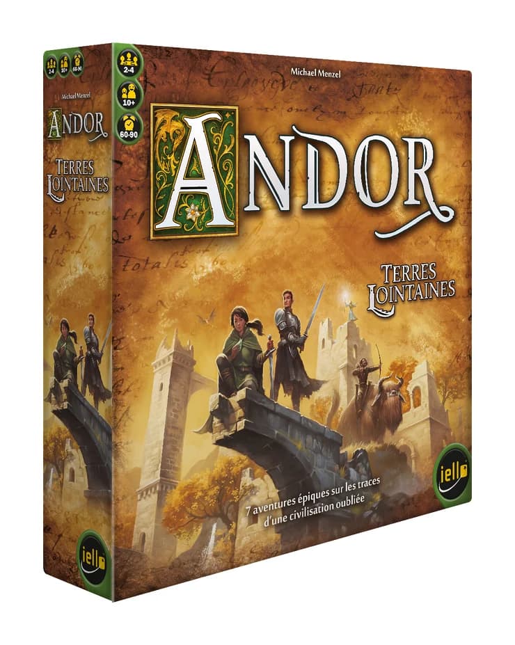 Boîte du jeu : Andor : Terres Lointaines