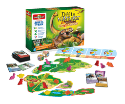Couverture de Défis Nature Grand jeu Dinosaures