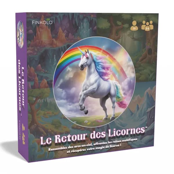 Boîte du jeu : Le Retour des Licornes