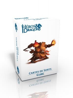 Boîte du jeu : Héros & Dragons - Cartes de sorts - Clerc