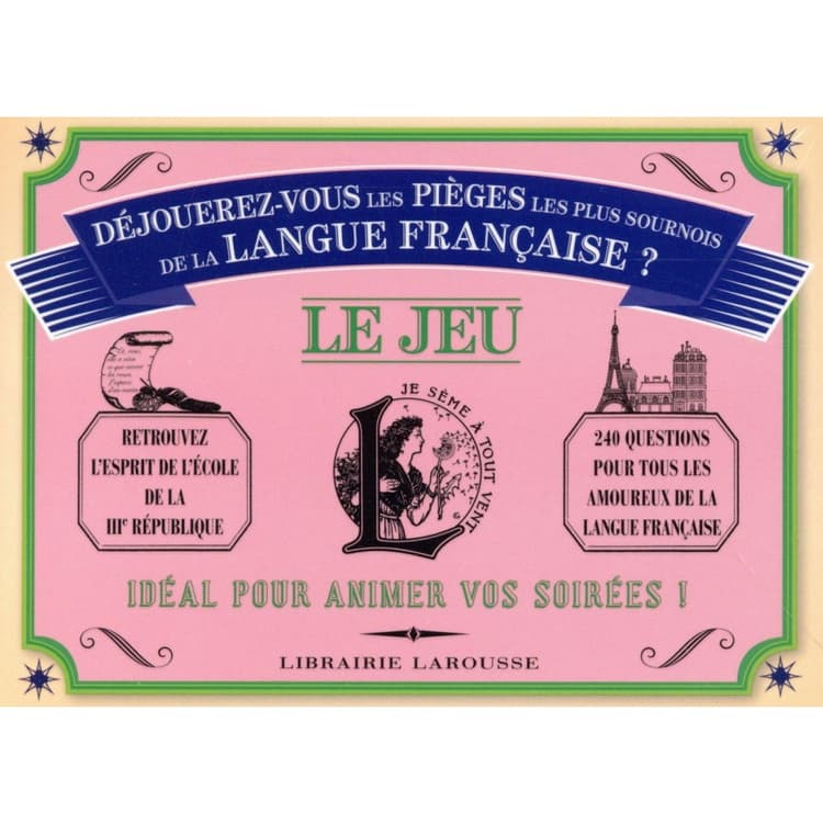 Boîte du jeu : Déjouerez-vous les pièges les plus sournois de la Langue Française ?