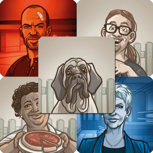 Boîte du jeu : Codenames Images : 5 tuiles bonus