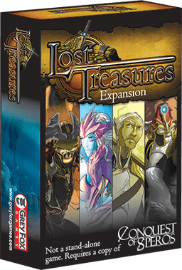 Couverture de Lost Treasures: Expansion for Conquest of Speros