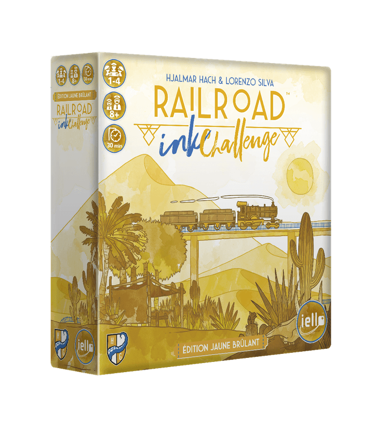Boîte du jeu : Railroad Ink Challenge - Édition Jaune Brûlant
