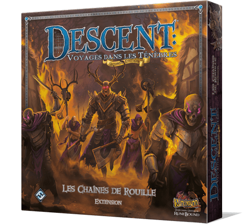 Boîte du jeu : Descent Seconde Édition : Les Chaînes de Rouille